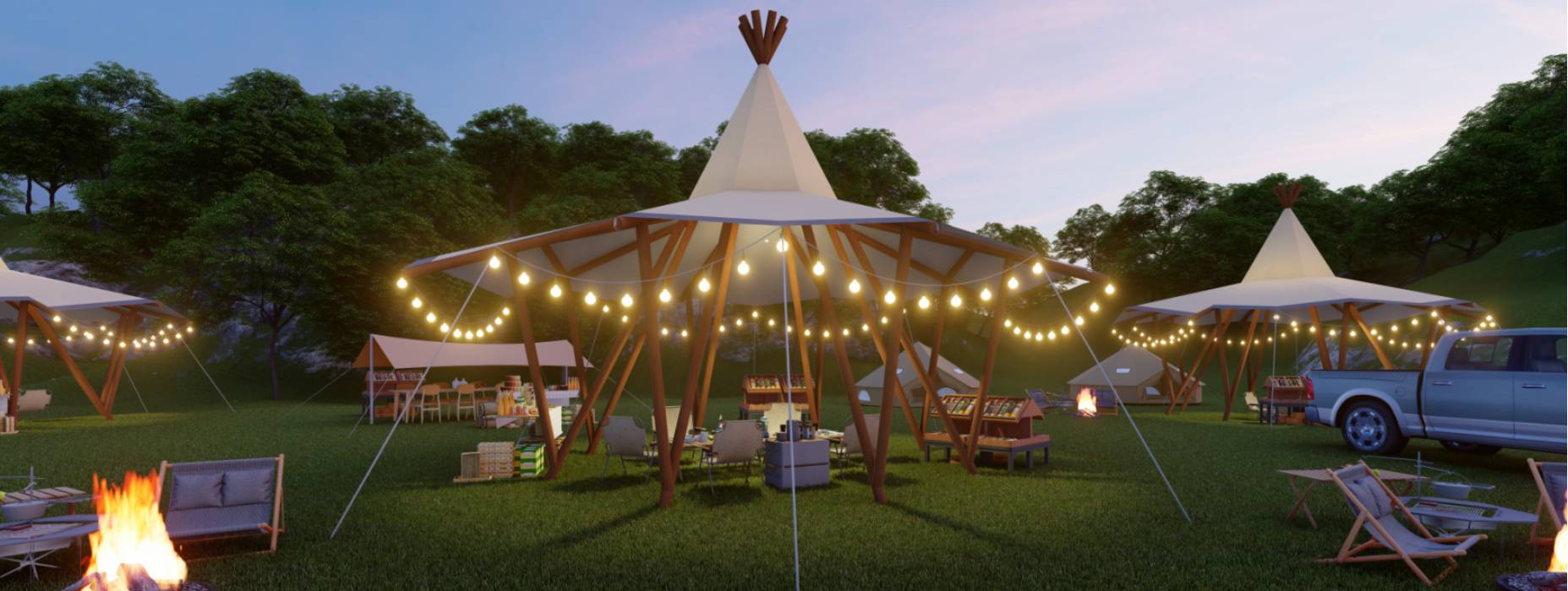 太仆寺旗露营帐篷酒店厂家